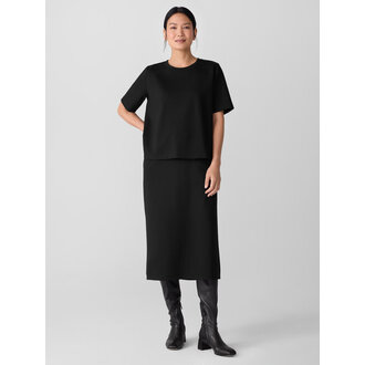 EILEEN FISHER Ponte Skirt W/Pockets