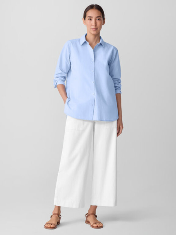 EILEEN FISHER EILEEN FISHER Classic Collar Long Shirt