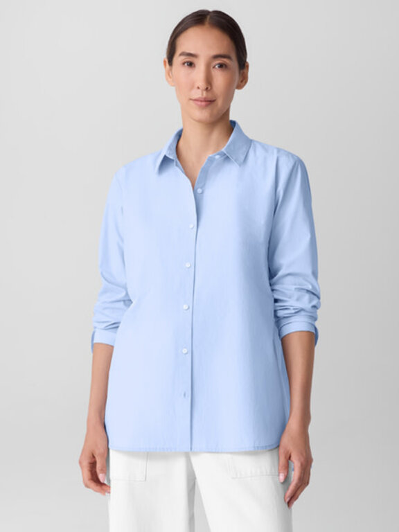 EILEEN FISHER EILEEN FISHER Classic Collar Long Shirt