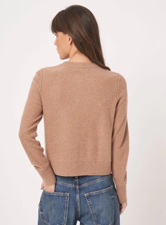 REPEAT REPEAT Cashmere Crew Cardigan