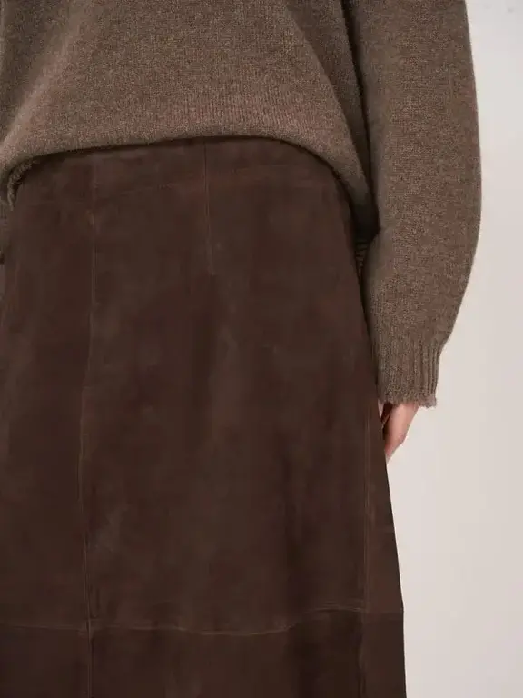 REPEAT REPEAT Suede Skirt