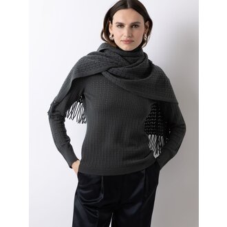FTC Lace Knit Cashmere Scarf
