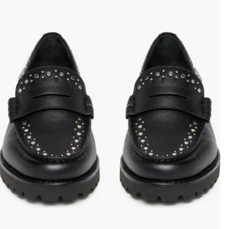 PAIGE PAIGE Ellis Studded Loafers