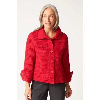 HABITAT Washed Honeycomb Shacket