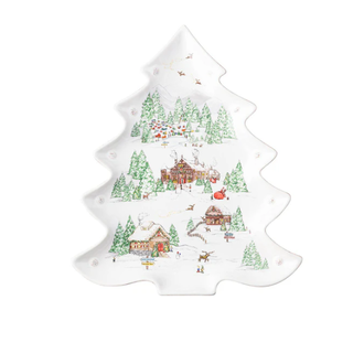JULISKA Berry & Thread North Pole Tree Platter 15"