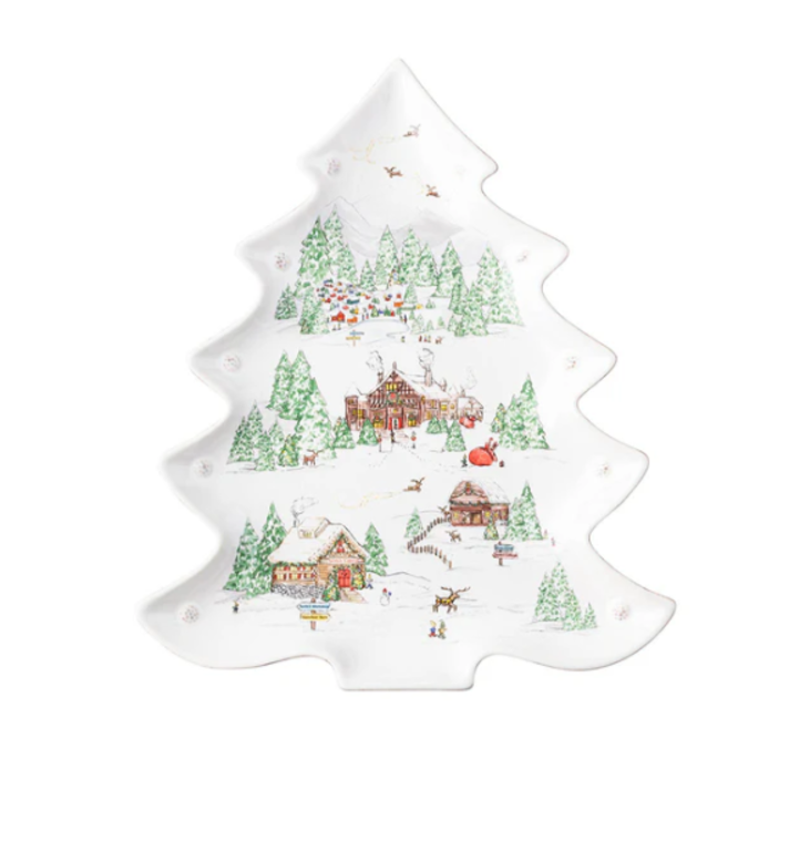 JULISKA JULISKA Berry & Thread North Pole Tree Platter 15"