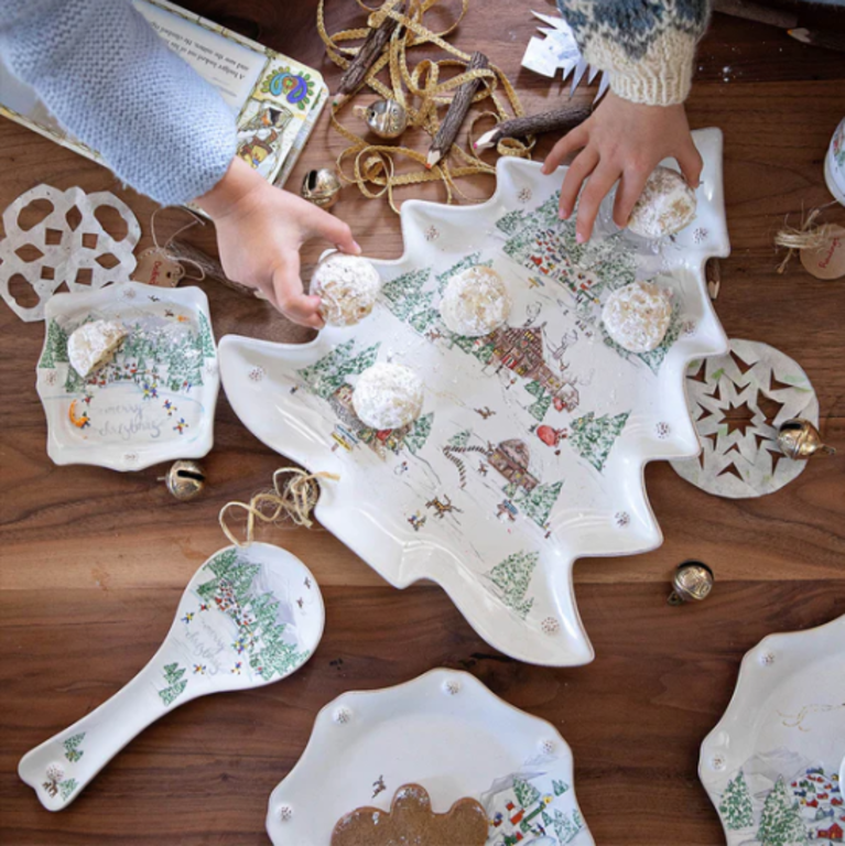 JULISKA JULISKA Berry & Thread North Pole Tree Platter 15"