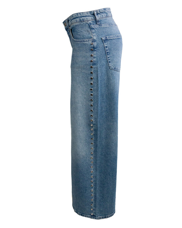 MAC MAC Nevada Rivet Extra Wide-Leg Jean