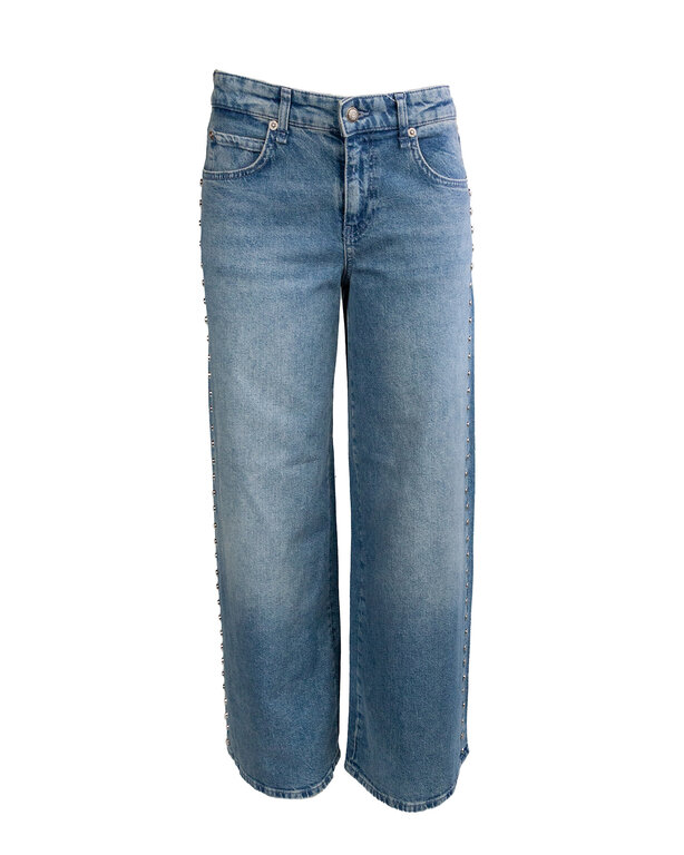 MAC MAC Nevada Rivet Extra Wide-Leg Jean