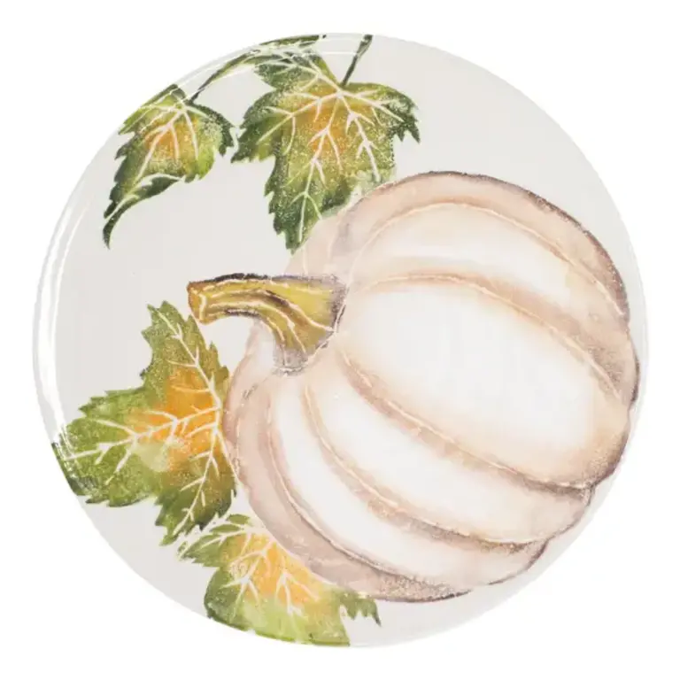 VIETRI VIETRI Pumpkins Round Platter with Pumpkin, PKN-9723