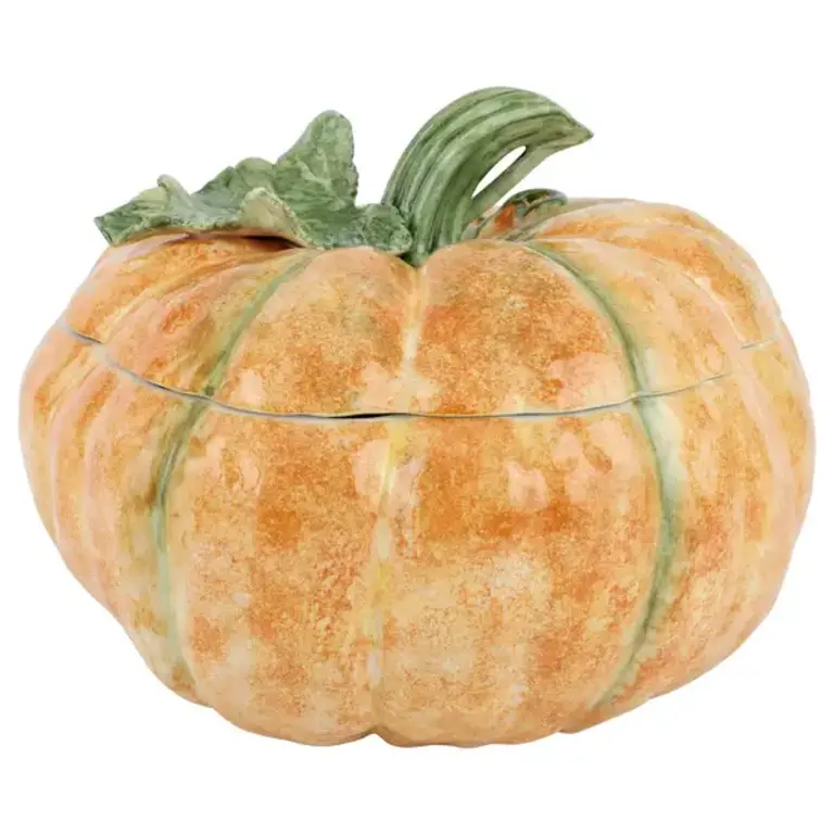 VIETRI VIETRI Pumpkins Figural Tureen