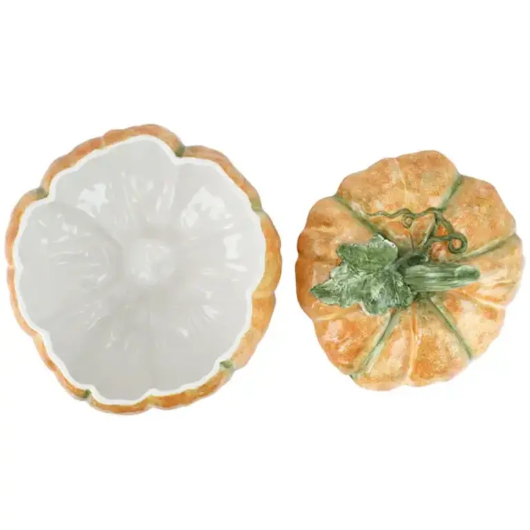 VIETRI VIETRI Pumpkins Figural Tureen