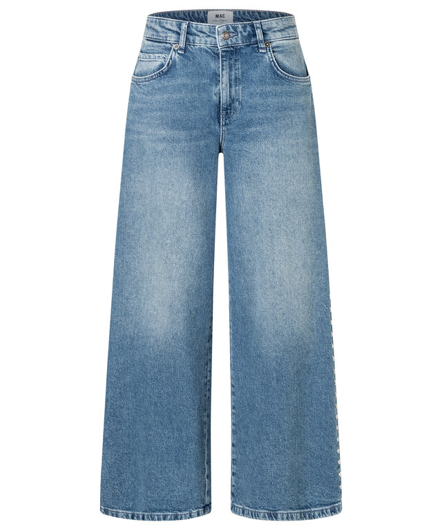 MAC MAC Nevada Rivet Extra Wide-Leg Jean