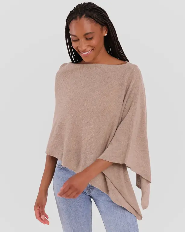 ALASHAN ALASHAN  100% Cashmere Topper, Natural