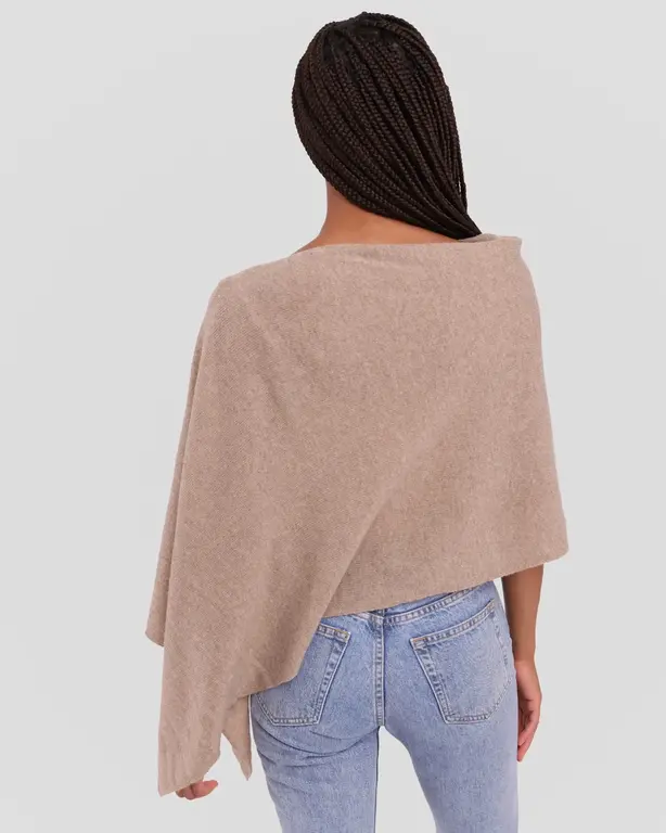 ALASHAN ALASHAN  100% Cashmere Topper, Natural