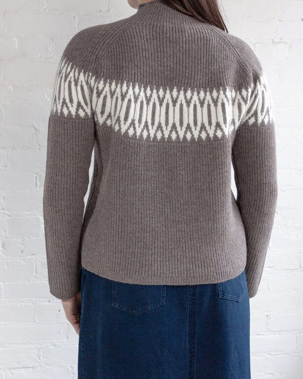 ALASHAN ALASHAN  Islay Shaker Fair Isle Sweater