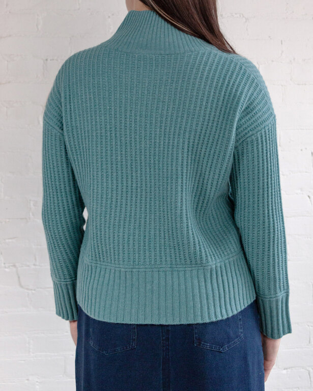 ALASHAN ALASHAN Morgan Half Zip Sweater