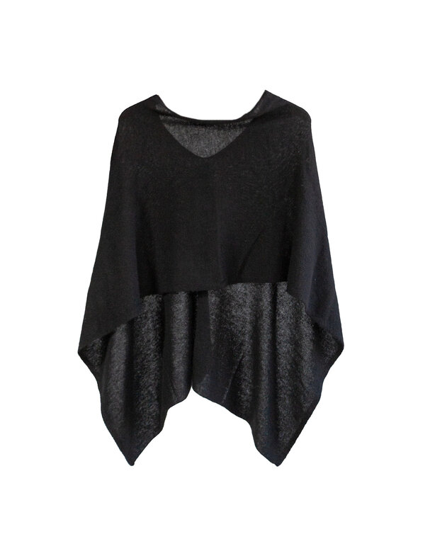 ALASHAN ALASHAN  100% Cashmere Topper, Ebony