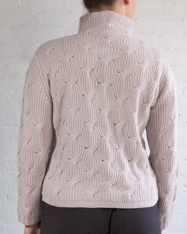 ALASHAN ALASHAN Lisette Shaker Cable Sweater