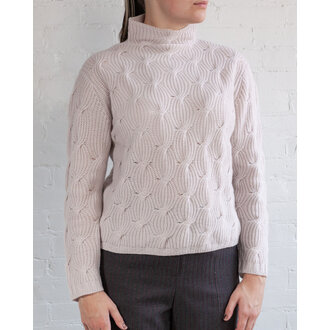 ALASHAN Lisette Shaker Cable Sweater
