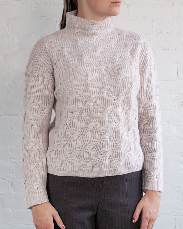 ALASHAN ALASHAN Lisette Shaker Cable Sweater