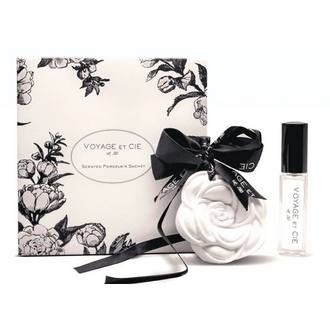 VOYAGE ET CIE Ceramic Sachet with Oil & Dropper
