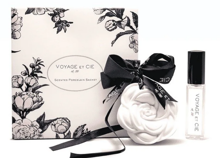 VOYAGE ET CIE VOYAGE ET CIE Ceramic Sachet with Oil & Dropper, MDCSBDR