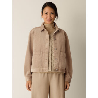 EILEEN FISHER Organic Cotton Stretch Corduroy Jacket