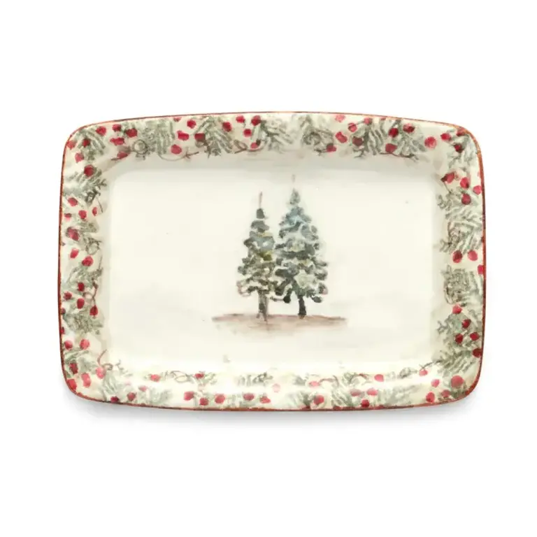 ARTE ITALICA ARTE ITALICA Natale Small Tray, Christmas