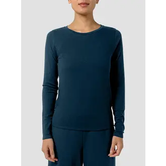 EILEEN FISHER Cotton Blend Round Neck Tee