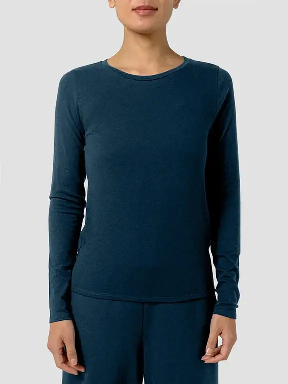 EILEEN FISHER EILEEN FISHER Cotton Blend Round Neck Tee