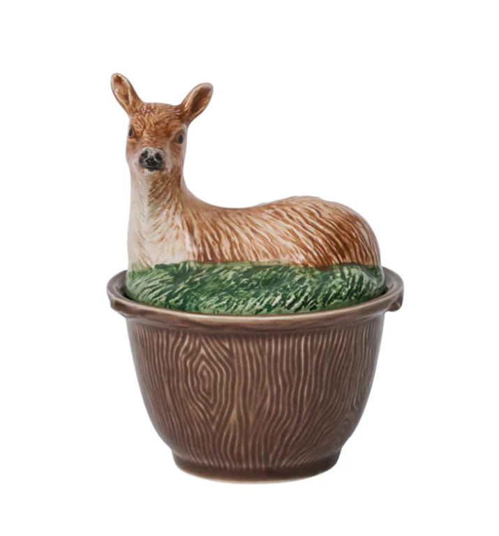 JULISKA JULISKA Forest Walk Deer Bowl with Lid
