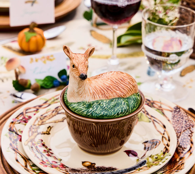 JULISKA JULISKA Forest Walk Deer Bowl with Lid