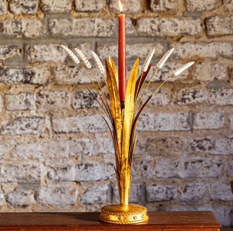 JULISKA Forest Walk Wheat 17" Candlestick