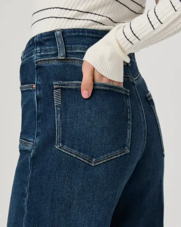 PAIGE PAIGE Anessa Jeans with Raw Hem