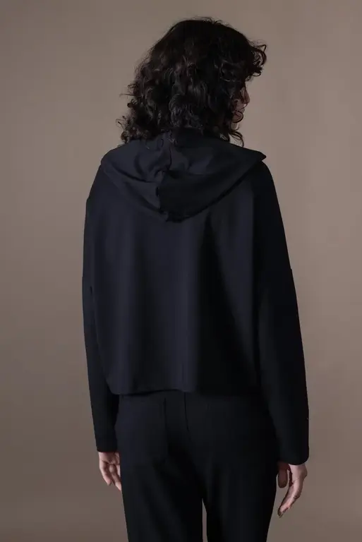 ANONYM ANONYM Cropped Thelma Zip Up Sweatshirt