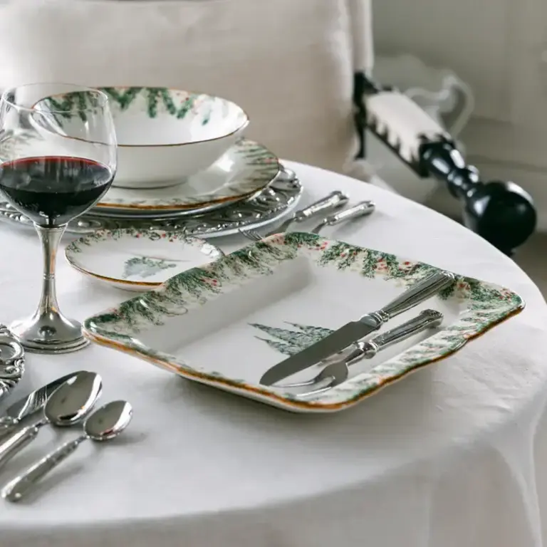 ARTE ITALICA ARTE ITALICA Medium Scalloped Rectangular Tray