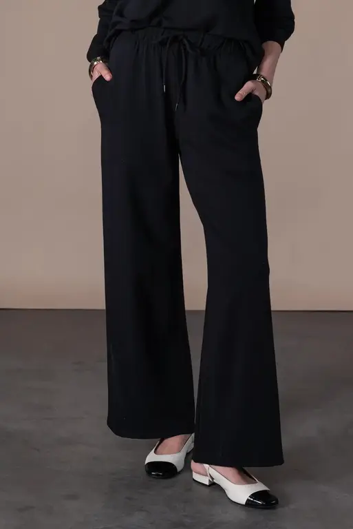 ANONYM ANONYM Wide Leg Drawstring Sweatpant