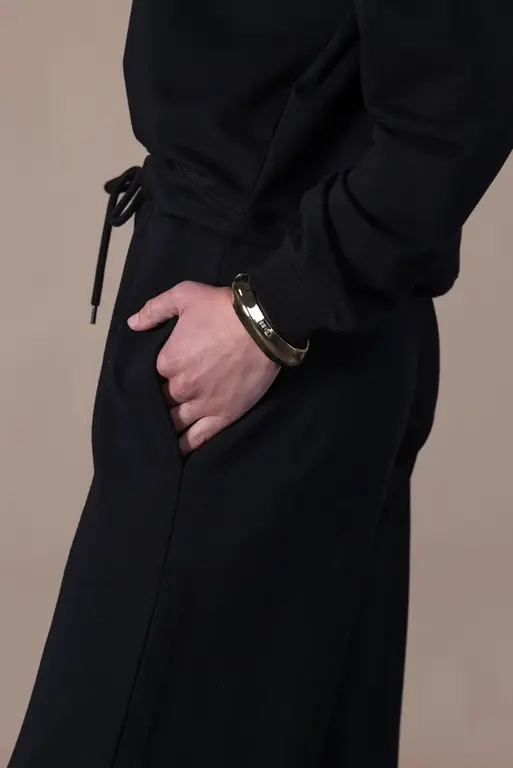 ANONYM ANONYM Wide Leg Drawstring Sweatpant