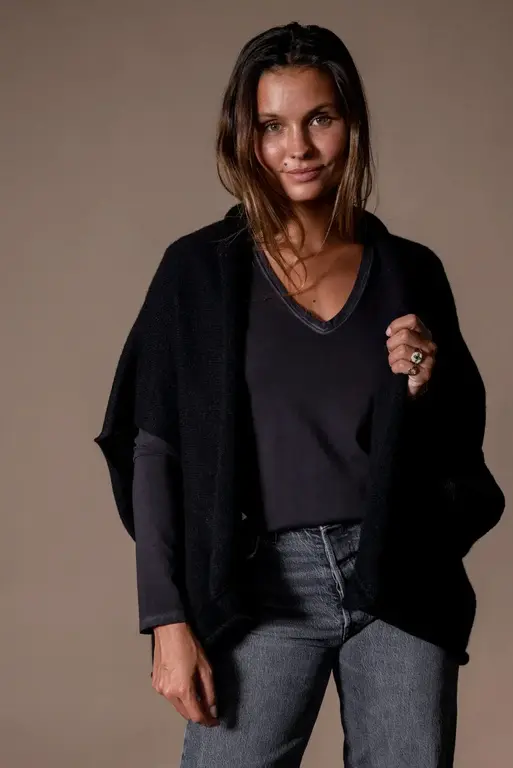 ANONYM ANONYM Alpaca Blend Poncho Jacket