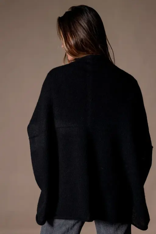 ANONYM ANONYM Alpaca Blend Poncho Jacket