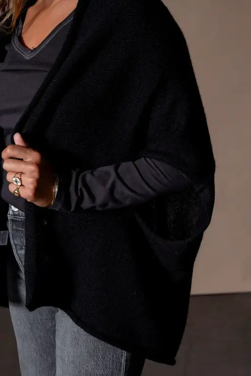 ANONYM ANONYM Alpaca Blend Poncho Jacket