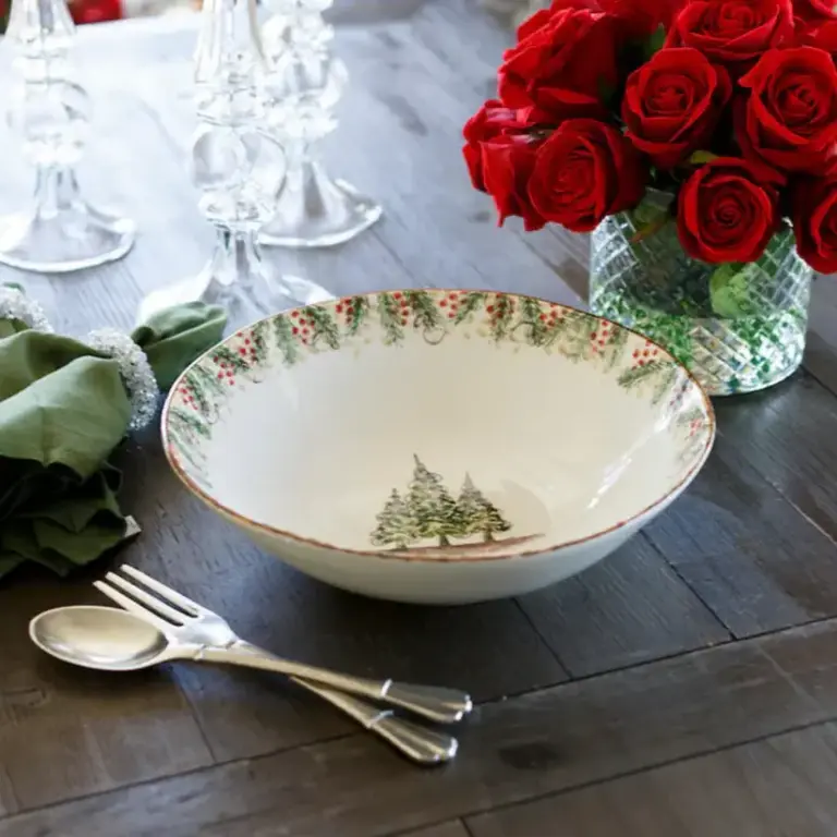 ARTE ITALICA ARTE ITALICA Natale Medium Serving Bowl
