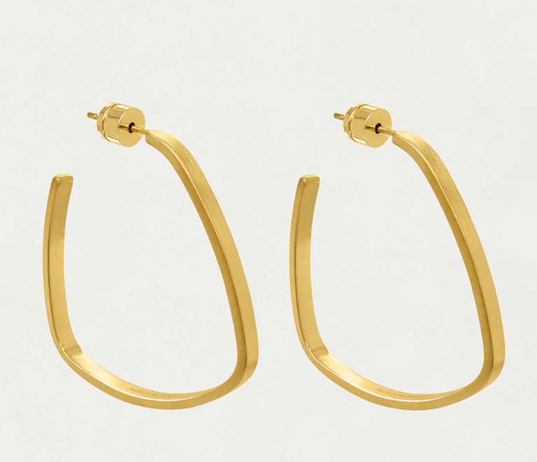 DEAN DAVIDSON DEAN DAVIDSON Midi Square Hoops- Gold