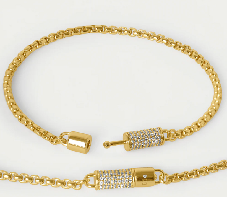 DEAN DAVIDSON DEAN DAVIDSON Juliette Pave Station Necklace- White Topaz & Gold