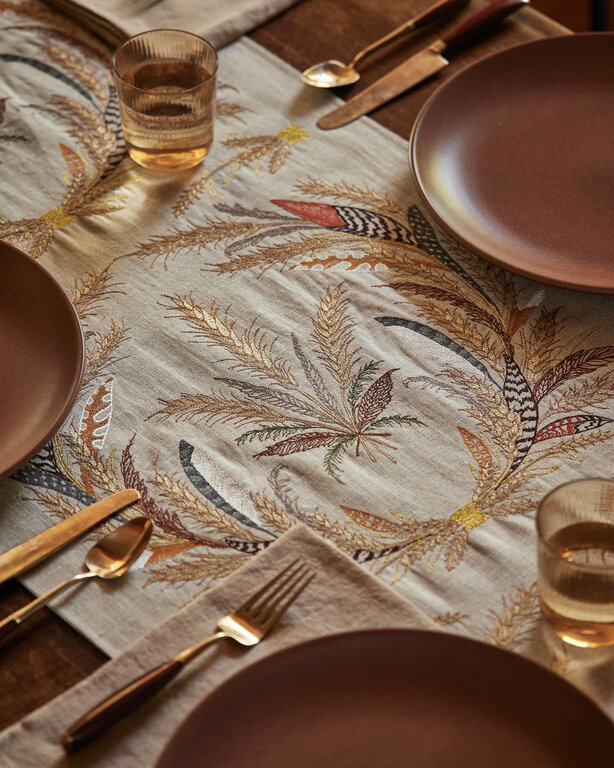 CORAL & TUSK CORAL & TUSK Wheat Harvest Table Runner