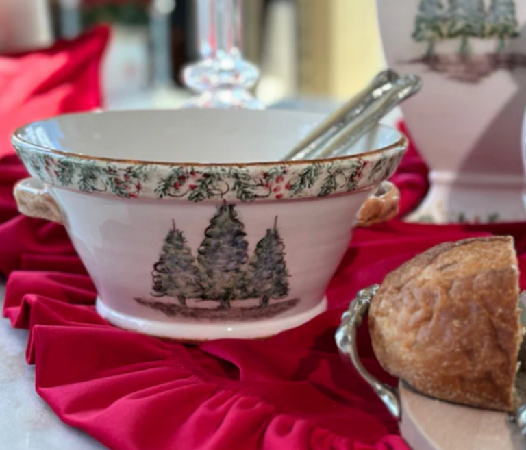 ARTE ITALICA ARTE ITALICA Natale Small Handled Bowl