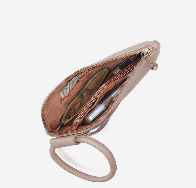 HOBO HOBO Sable Wristlet: Stone Gloss
