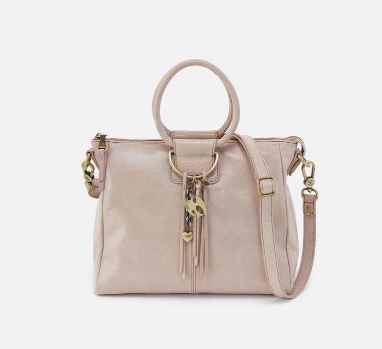 HOBO HOBO Sheila Medium Satchel: Stone Gloss