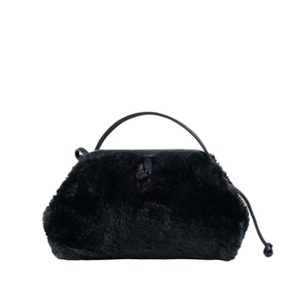 MARIAN PAQUETTE MARIAN PAQUETTE Liette Faux Fur Purse, Black, L108F-K-BLK